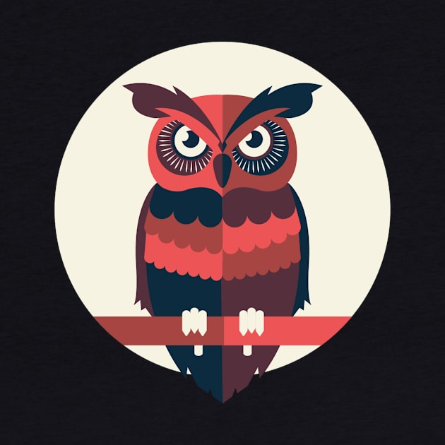 Angry Owl by LinkArt